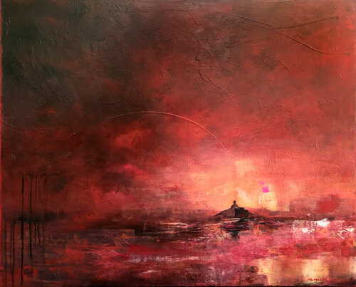 Fragmented Light par Margarita Lypiridou, Peinture en vente sur Singulart