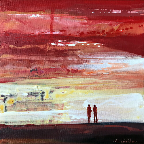 Talk To Me par Margarita Lypiridou, Peinture en vente sur Singulart