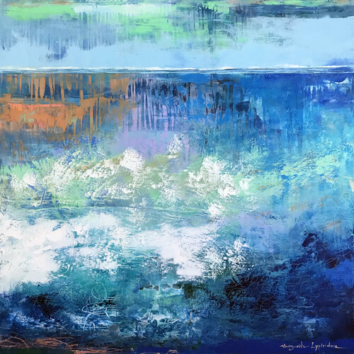 Defining Wave par Margarita Lypiridou, Peinture en vente sur Singulart