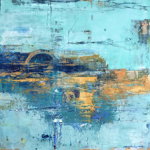 Upon Reflection par Margarita Lypiridou, Peinture en vente sur Singulart