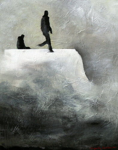 He Was A Thief, He Didn't Know He Was Also Lonely... by Margarita Lypiridou, Painting for Sale on Singulart