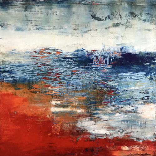 To The Shore di Margarita Lypiridou, Pittura in vendita su Singulart