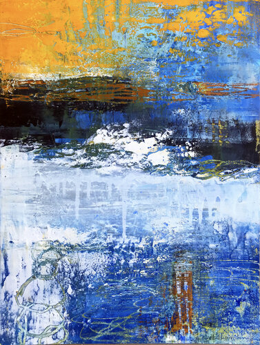 The Diver par Margarita Lypiridou, Peinture en vente sur Singulart