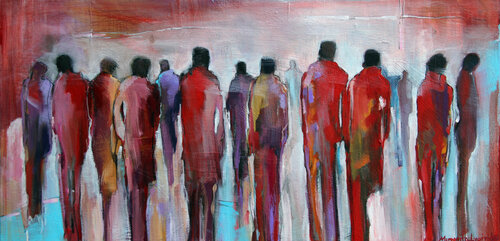 Attention Caught par Margarita Lypiridou, Peinture en vente sur Singulart