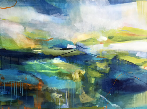 Connecting The Dots par Margarita Lypiridou, Peinture en vente sur Singulart