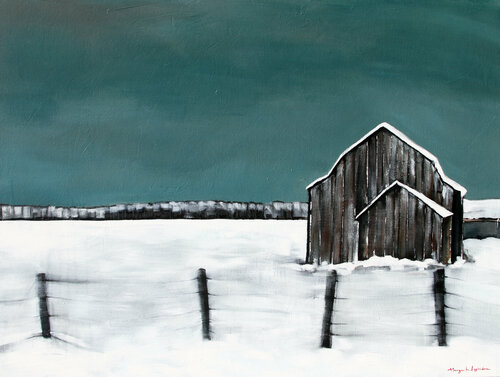 Barn de Margarita Lypiridou, Pintura a la venta en Singulart