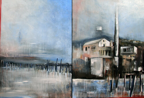 Double Take par Margarita Lypiridou, Peinture en vente sur Singulart