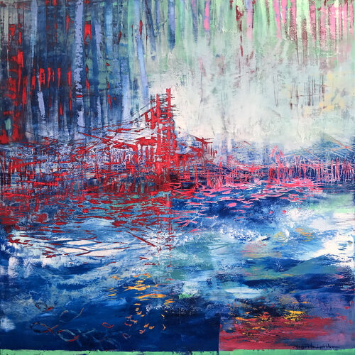 Beyond Dimensions par Margarita Lypiridou, Peinture en vente sur Singulart