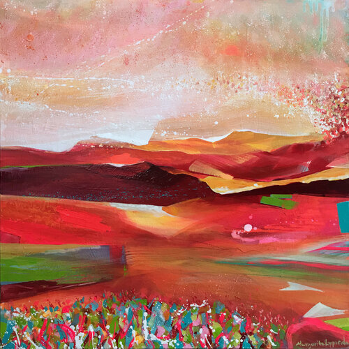 Bring The Sunshine In par Margarita Lypiridou, Peinture en vente sur Singulart