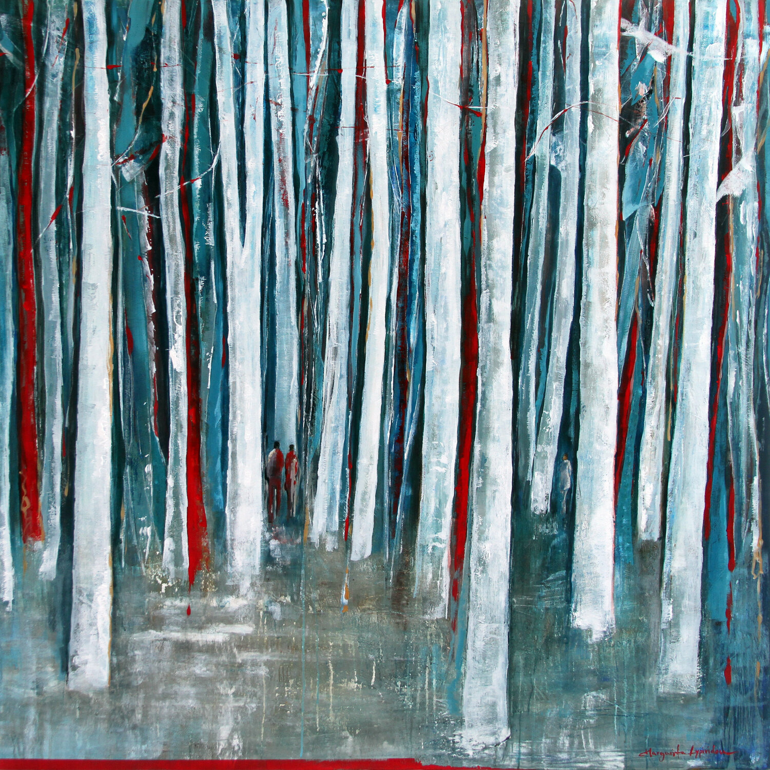 Encounter In The Woods Margarita Lypiridou