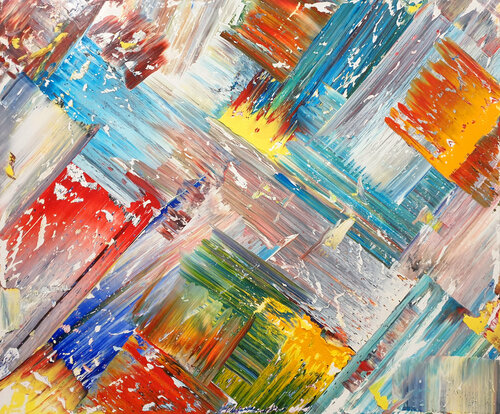 Abstract No. 531-III van Frank Jähne, Schilderij te koop op Singulart