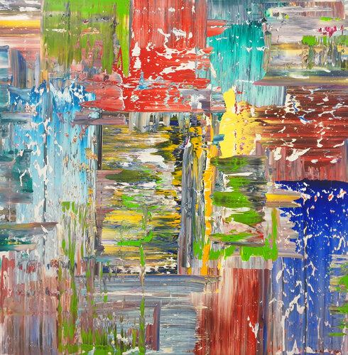 Abstract No. 535-I par Frank Jähne, Peinture en vente sur Singulart