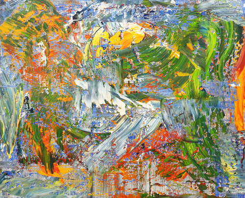 Abstract No. 546-I di Frank Jähne, Pittura in vendita su Singulart