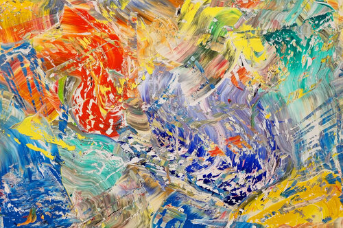 Abstract No. 555-III di Frank Jähne, Pittura in vendita su Singulart