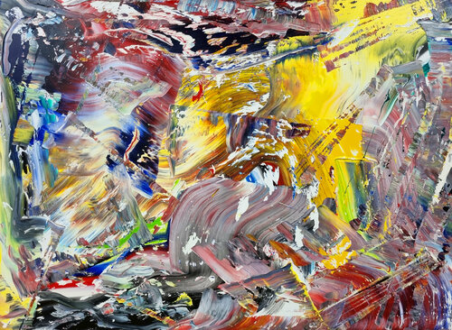 Abstract No. 559-I di Frank Jähne, Pittura in vendita su Singulart