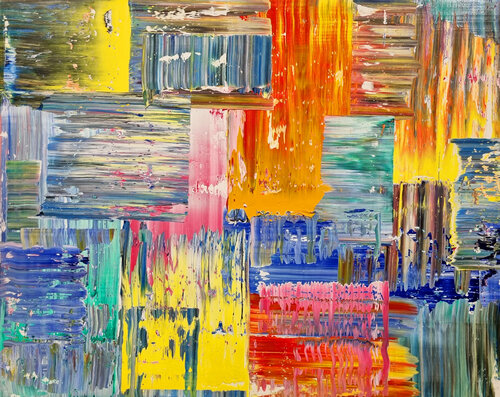 Abstract No. 565-I di Frank Jähne, Pittura in vendita su Singulart