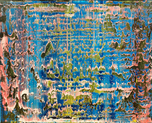 Abstract No. 491-I par Frank Jähne, Peinture en vente sur Singulart