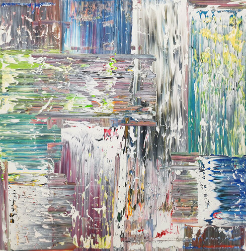 Abstract No. 494-II par Frank Jähne, Peinture en vente sur Singulart