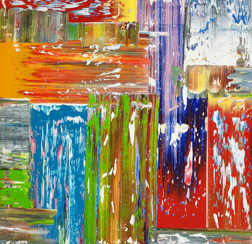 Abstract No. 497-III par Frank Jähne, Peinture en vente sur Singulart