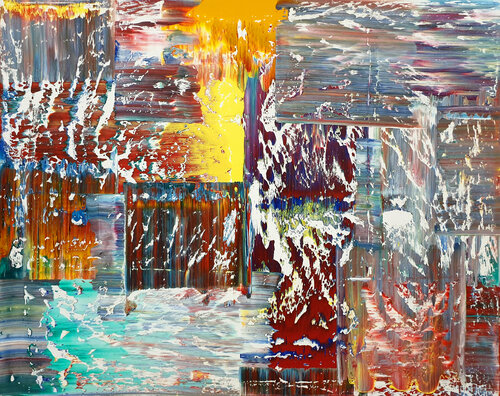 Abstract No. 499-III par Frank Jähne, Peinture en vente sur Singulart