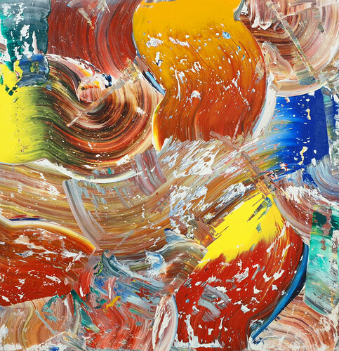 Abstract No. 502-I par Frank Jähne, Peinture en vente sur Singulart