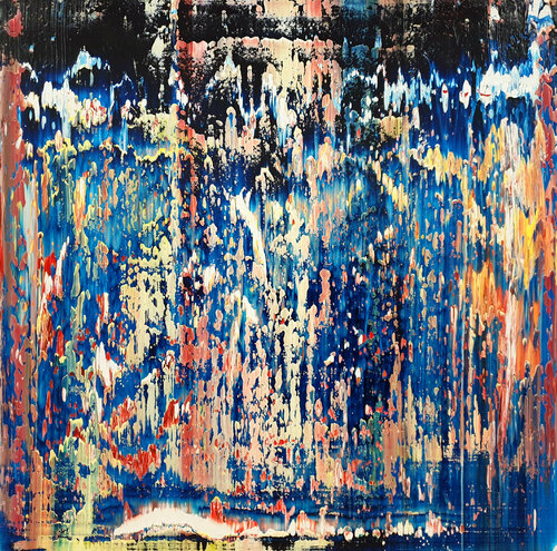 Abstract No. 504-I par Frank Jähne, Peinture en vente sur Singulart