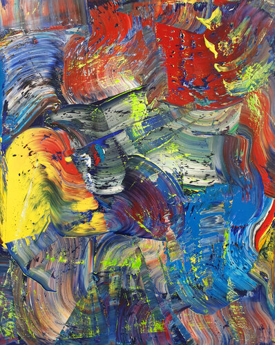 Abstract No. 505-III par Frank Jähne, Peinture en vente sur Singulart