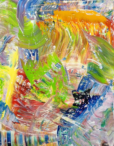 Abstract No. 512-II van Frank Jähne, Schilderij te koop op Singulart