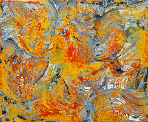 Abstract No. 521-I van Frank Jähne, Schilderij te koop op Singulart