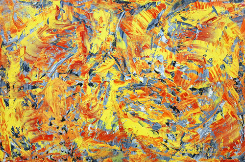 Abstract No. 528-III van Frank Jähne, Schilderij te koop op Singulart