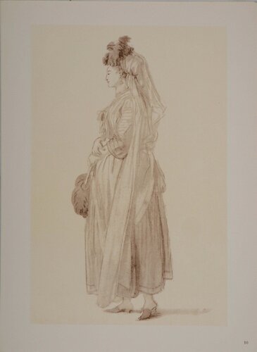 Femme à la couronne de fleurs von Jean-Honoré Fragonard, Druck kaufen auf Singulart