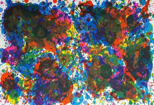 Untitled (SF-348) (Fresh Air School portfolio)  di Sam Francis, Stampa in vendita su Singulart