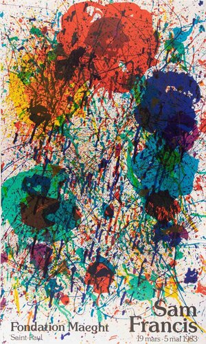 Sam Francis Exhibition Poster Fondation Maeght by Sam Francis, Print for Sale on Singulart
