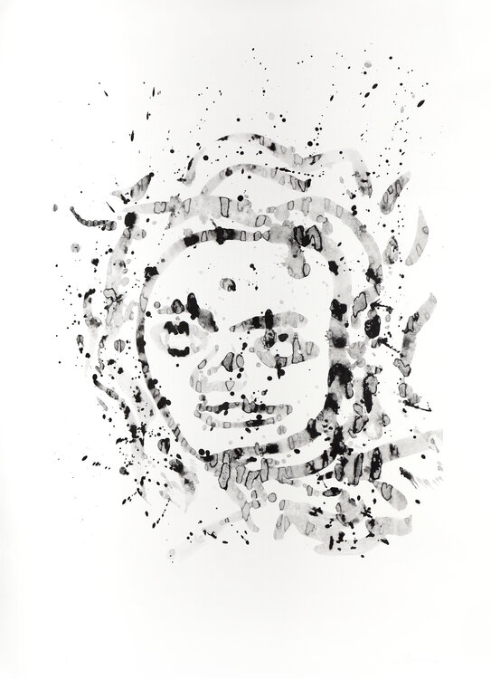 Self Portrait (SF-050) Sam Francis
