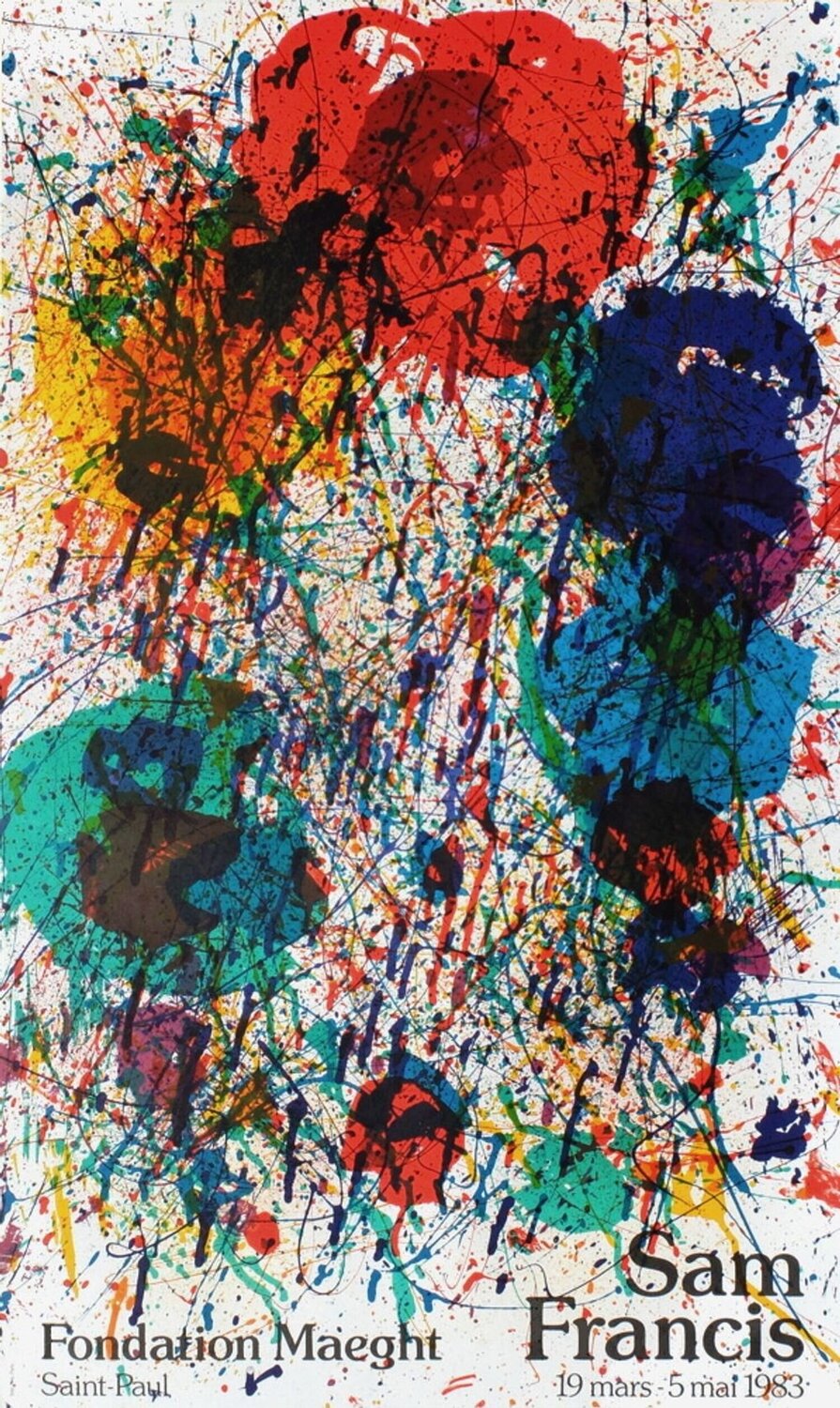 Expo 83 - Fondation Maeght Sam Francis Druck zu verkaufen