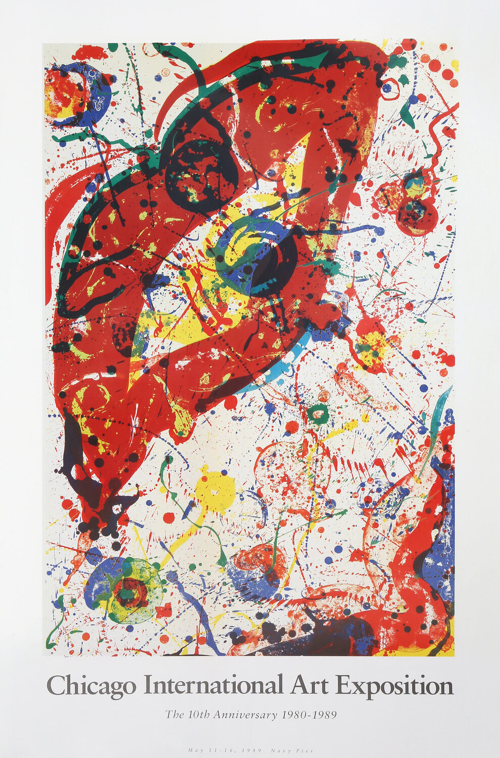 Chicago International Art Exposition Sam Francis Stampa in vendita