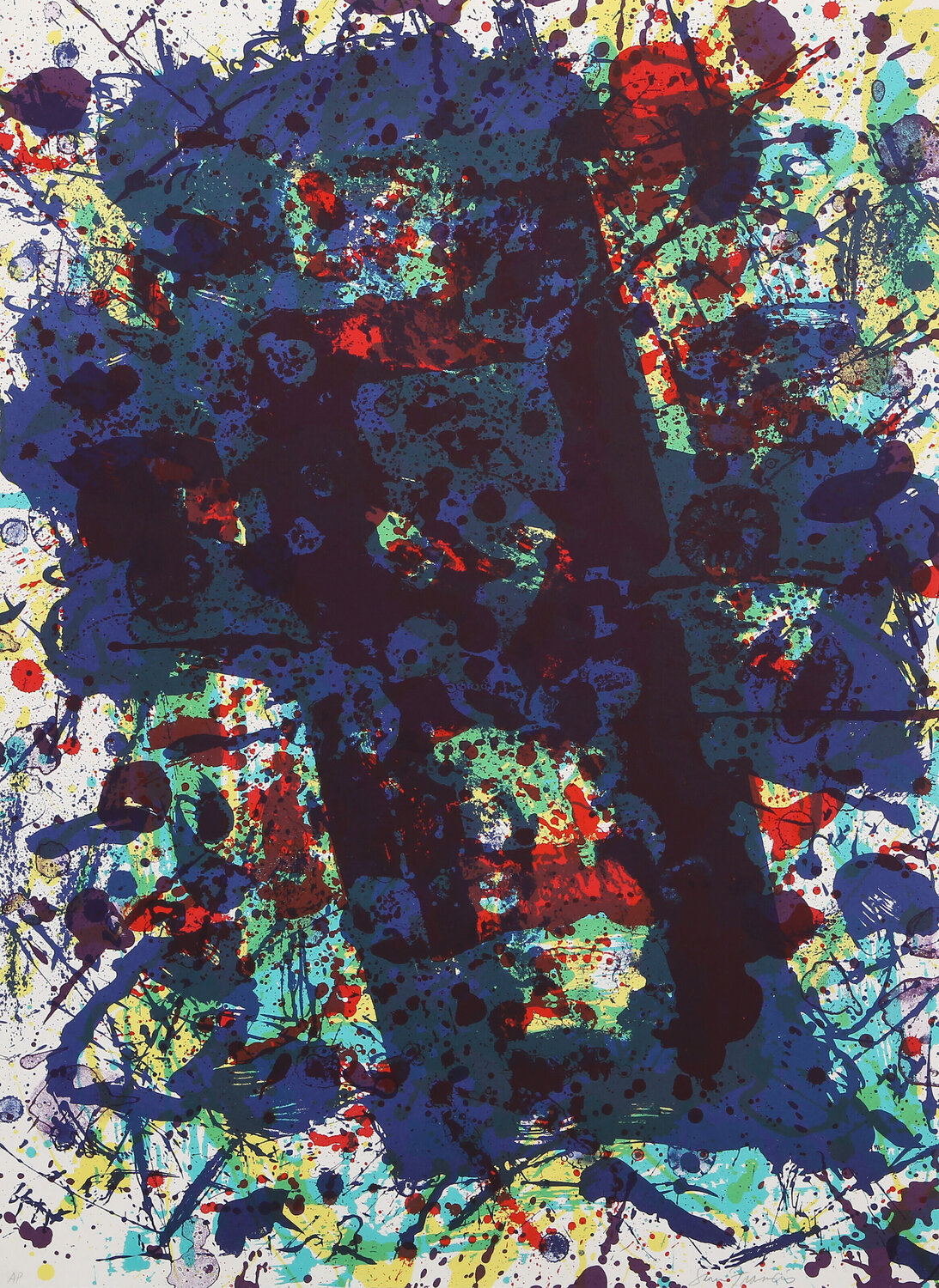 Untitled (SF- 349) Sam Francis Druck zu verkaufen