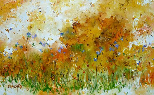 Gamme orangée. di Moyo, Pittura in vendita su Singulart