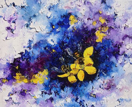 Pollen (ou abeilles) di Moyo, Pittura in vendita su Singulart