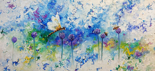 La promenade aux trèfles di Moyo, Pittura in vendita su Singulart