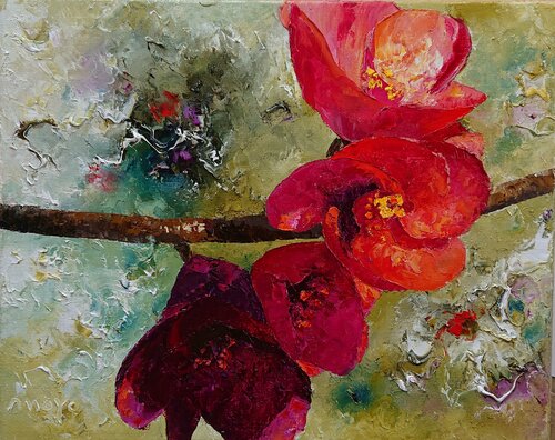 Tourbillon écarlate by Moyo, Painting for Sale on Singulart