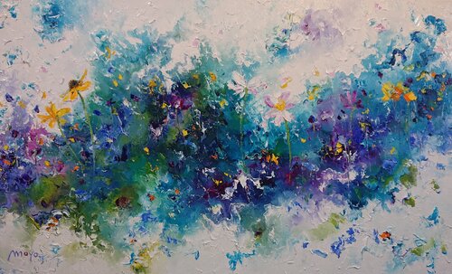 Chant coloré van Moyo, Schilderij te koop op Singulart