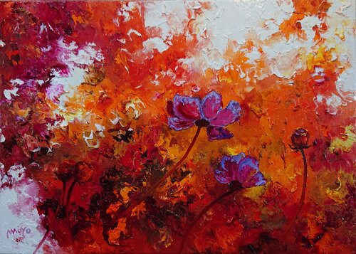 Feu floral van Moyo, Schilderij te koop op Singulart