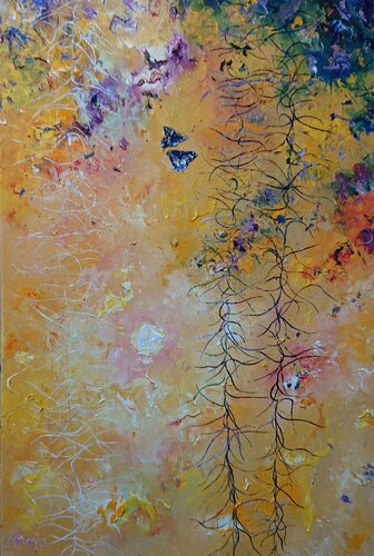 Guirlandes tropicales di Moyo, Pittura in vendita su Singulart