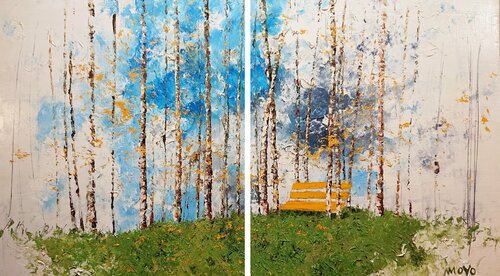 Sous-bois van Moyo, Schilderij te koop op Singulart