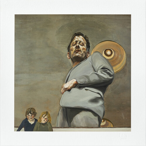 Reflection with Two Children (Self-portrait), 1965 von Lucian Freud, Druck kaufen auf Singulart