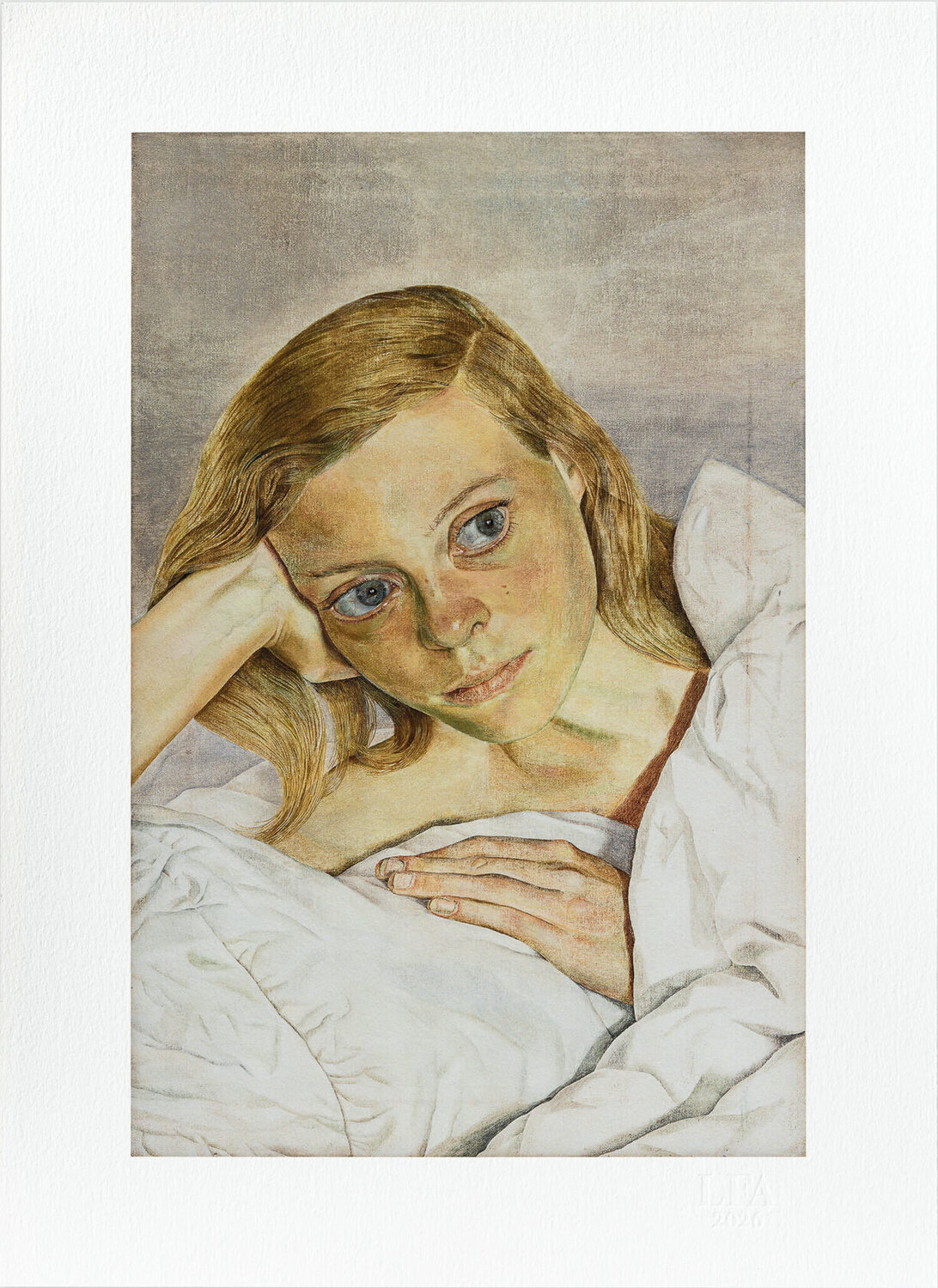 Girl in Bed, 1953 Lucian Freud Édition à vendre