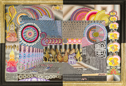 No hay mal que bien no venga. ¡Recórcholis, Cáspita, Cielos! van Pedro Friedeberg, Schilderij te koop op Singulart