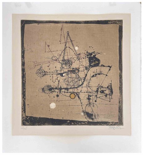 Untitled by Johnny Friedlaender (N.D) : Print Engraving