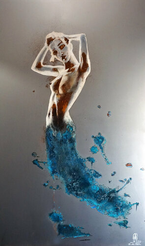 Into the blue 1 par Olivier De Géa, Autres supports en vente sur Singulart
